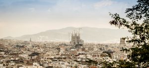 panoramica ciudad de barcelona