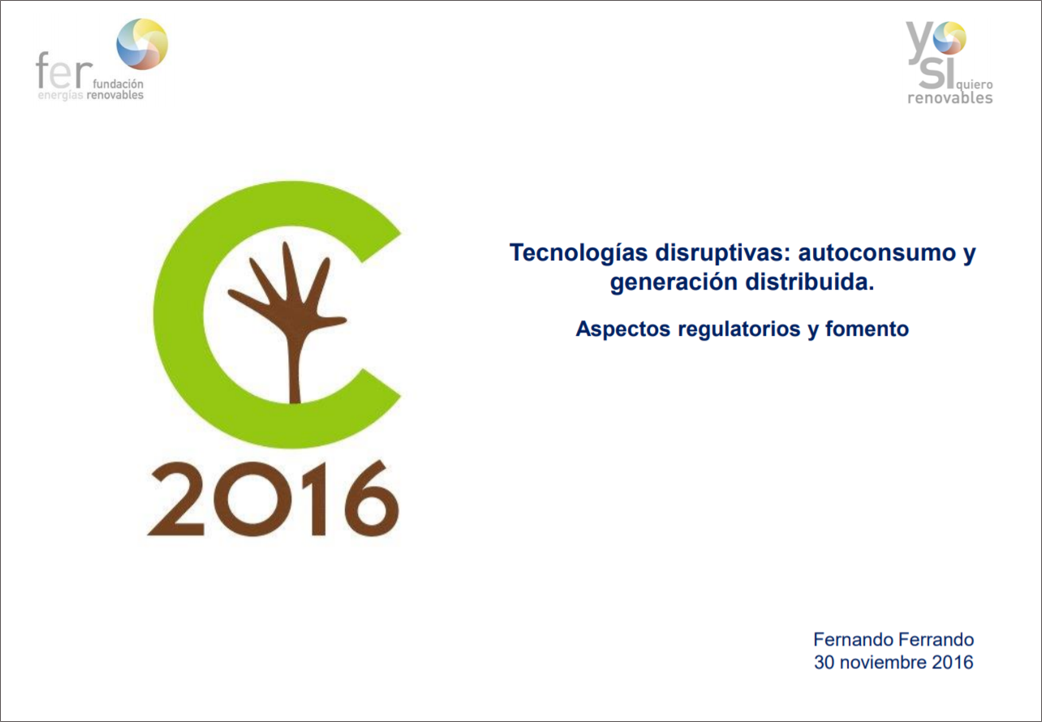 Presentación de Fernando Ferrando en la 13º edición de CONAMA
