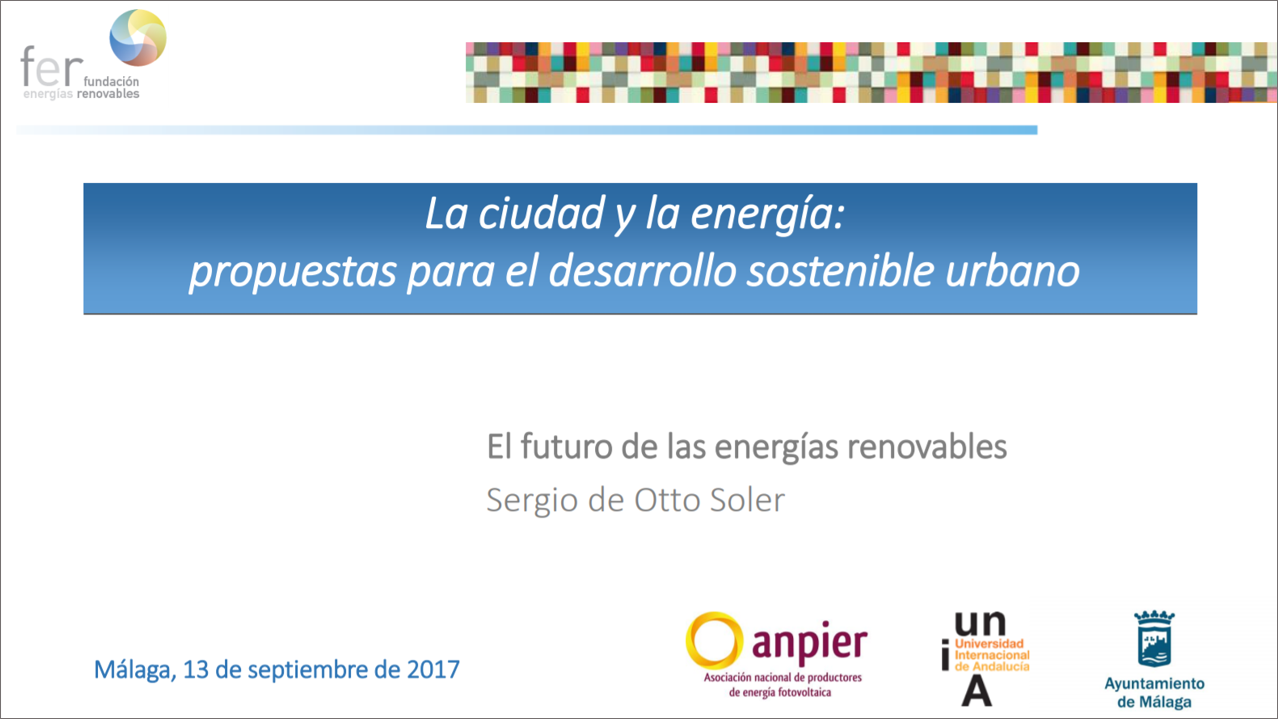Curso 2017 «Ciudad y Energía»: Sergio de Otto Soler