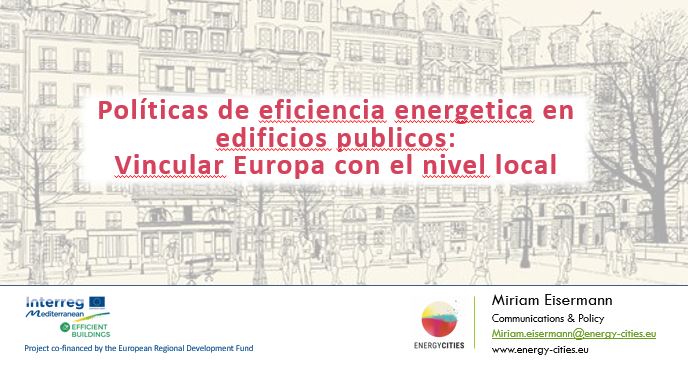 Jornada «Eficiencia energética en edificios públicos». Miriam Eisermann. 2019