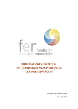 Bonificaciones fiscales al autoconsumo en las principales ciudades españolas 2019